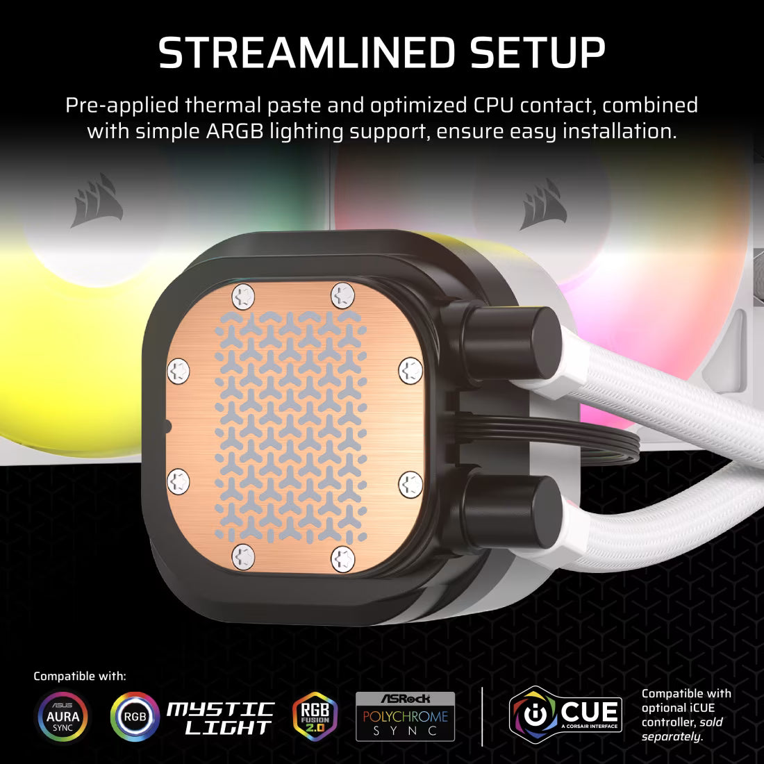 Corsair NAUTILUS 360 RS 360 mm ARGB Liquid CPU Cooler - GOLCHHA COMPUTERS 