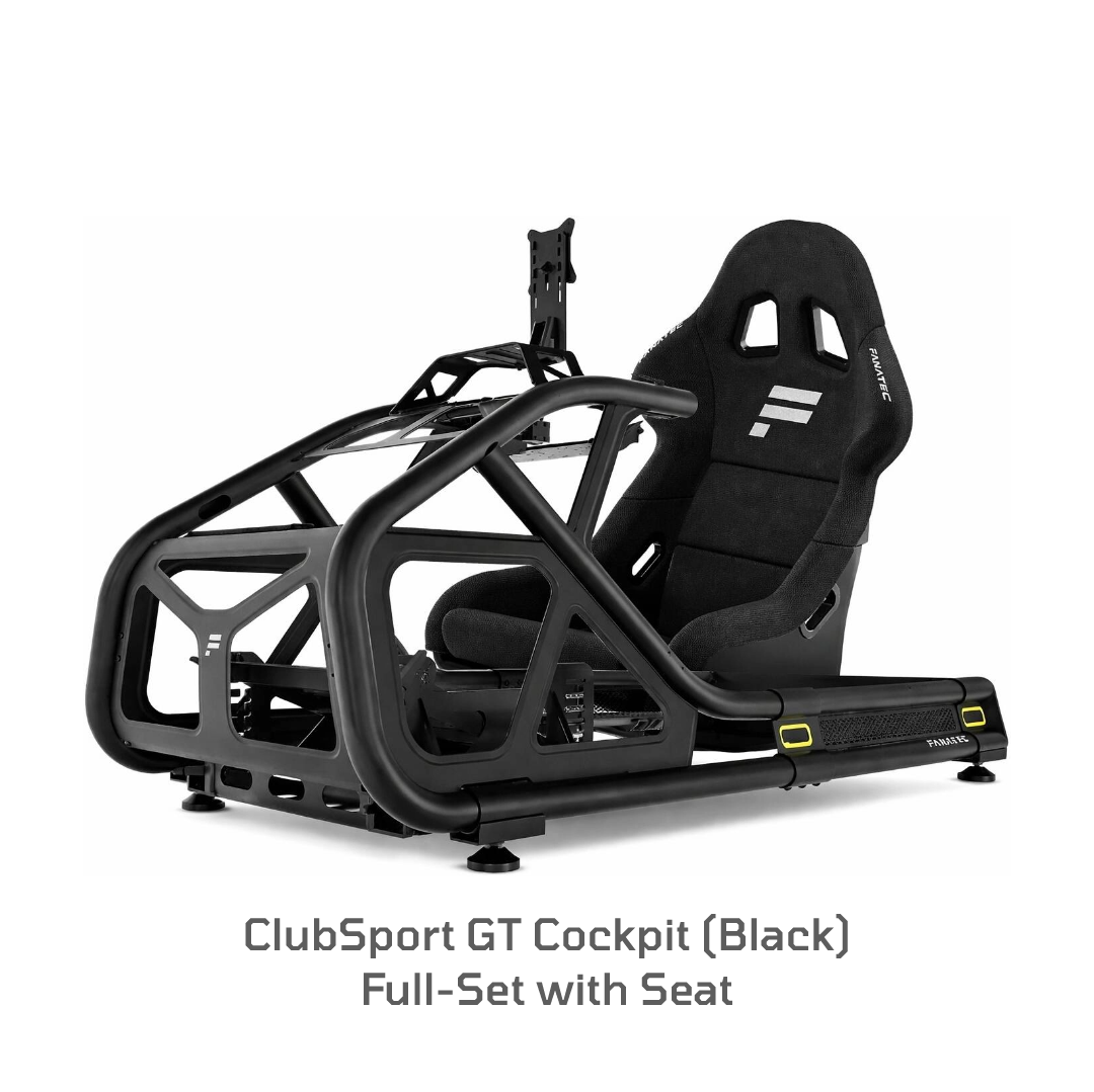 Fanatec ClubSport GT Cockpit Full Set Bundle -BLACK