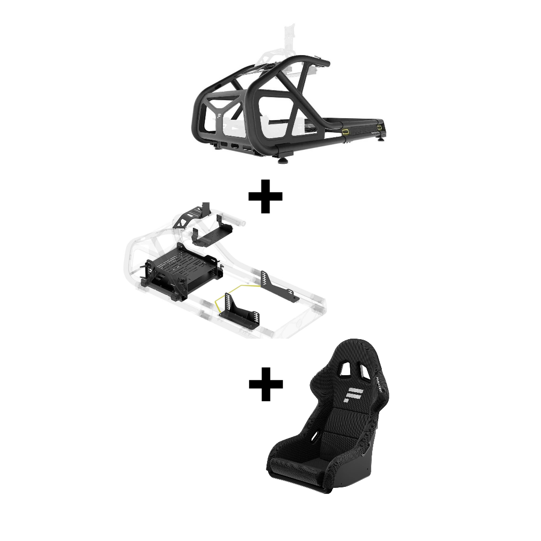 Fanatec ClubSport GT Cockpit Full Set Bundle -BLACK - GOLCHHA COMPUTERS 