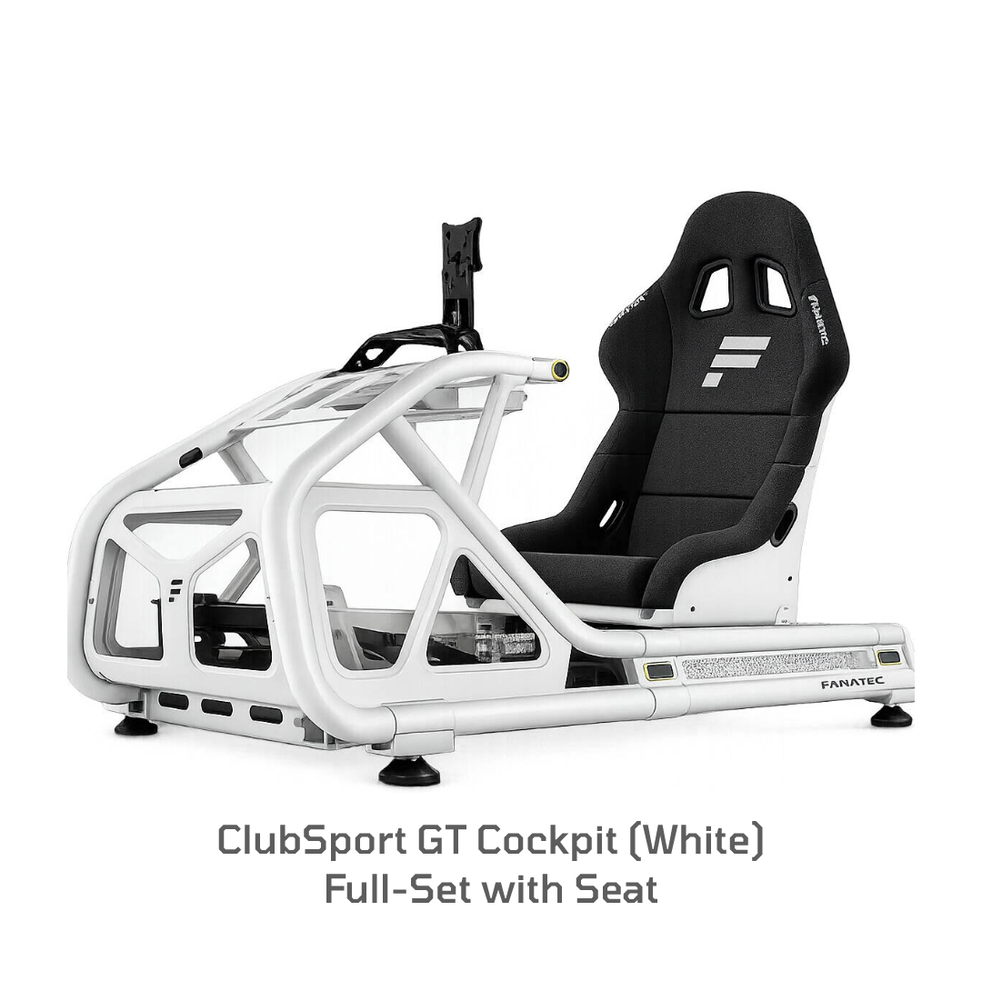 Fanatec ClubSport GT Cockpit Full Set Bundle -WHITE
