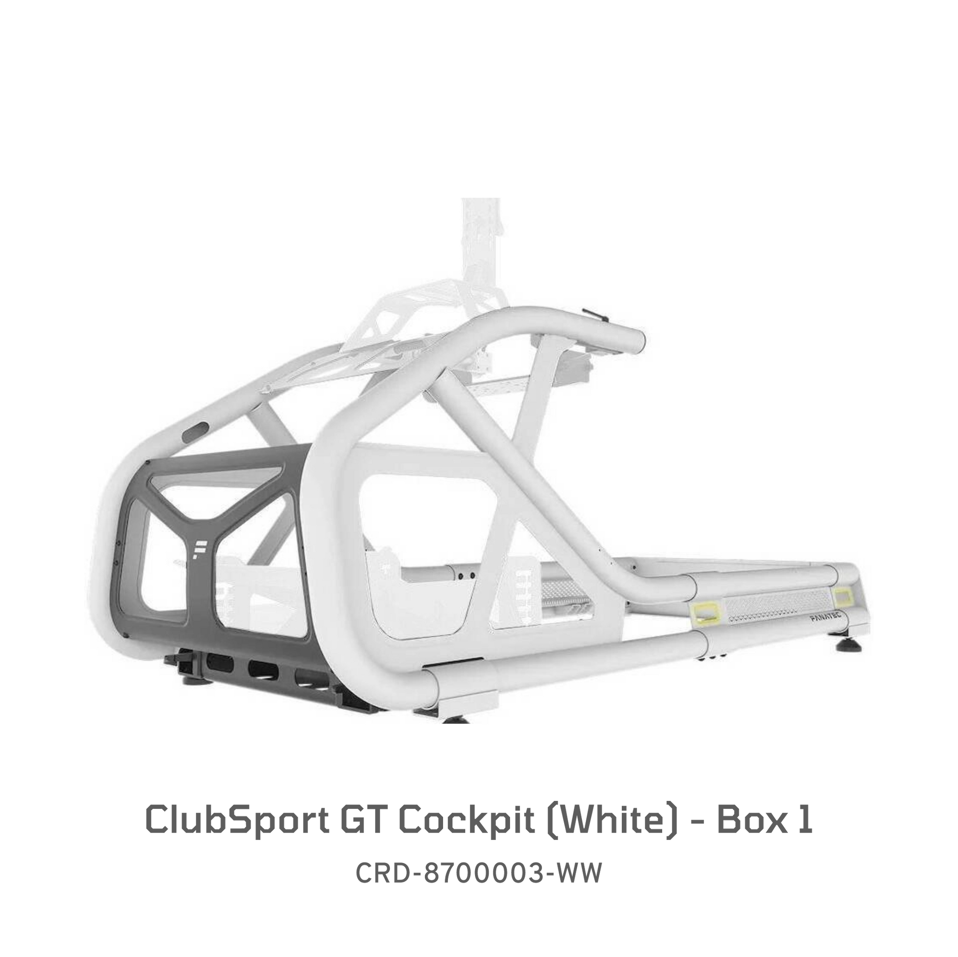 Fanatec ClubSport GT Cockpit Full Set Bundle -WHITE - GOLCHHA COMPUTERS 