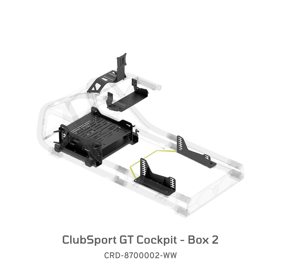 Fanatec ClubSport GT Cockpit Full Set Bundle -WHITE - GOLCHHA COMPUTERS 