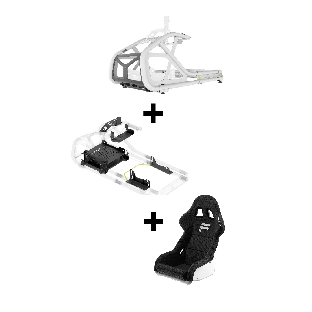 Fanatec ClubSport GT Cockpit Full Set Bundle -WHITE - GOLCHHA COMPUTERS 
