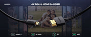 UGREEN Micro HDMI to HDMI Cable 4K 1.5m (30102)