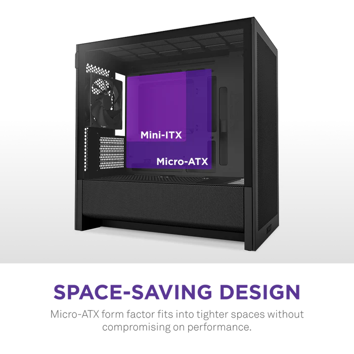 NZXT H3 Flow Micro-ATX PC Case