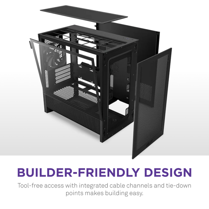 NZXT H3 Flow Micro-ATX PC Case