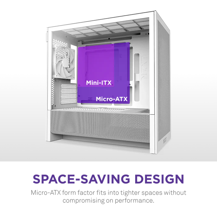 NZXT H3 Flow Micro-ATX PC Case