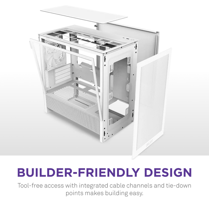 NZXT H3 Flow Micro-ATX PC Case