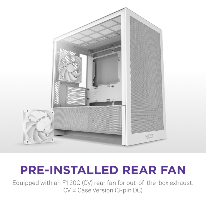 NZXT H3 Flow Micro-ATX PC Case