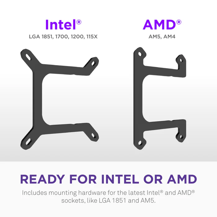 NZXT Kraken Core 240 RGB 240 mm RGB AIO CPU Liquid Cooler