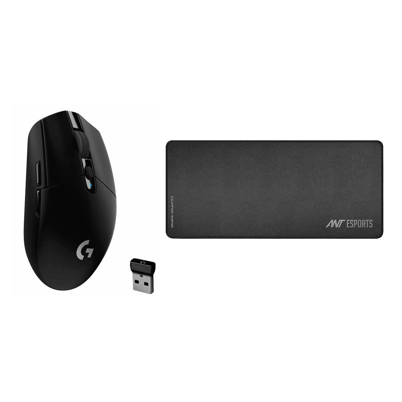 Logitech G304 Lightspeed Wireless Gaming Mouse with Ant Esports MP290 Large Gaming Mouse Pad
