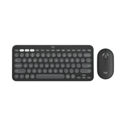 Logitech PEBBLE 2 COMBO Slim, multi-device Bluetooth® keyboard and mouse with customizable keys and button. - Golchha Computers