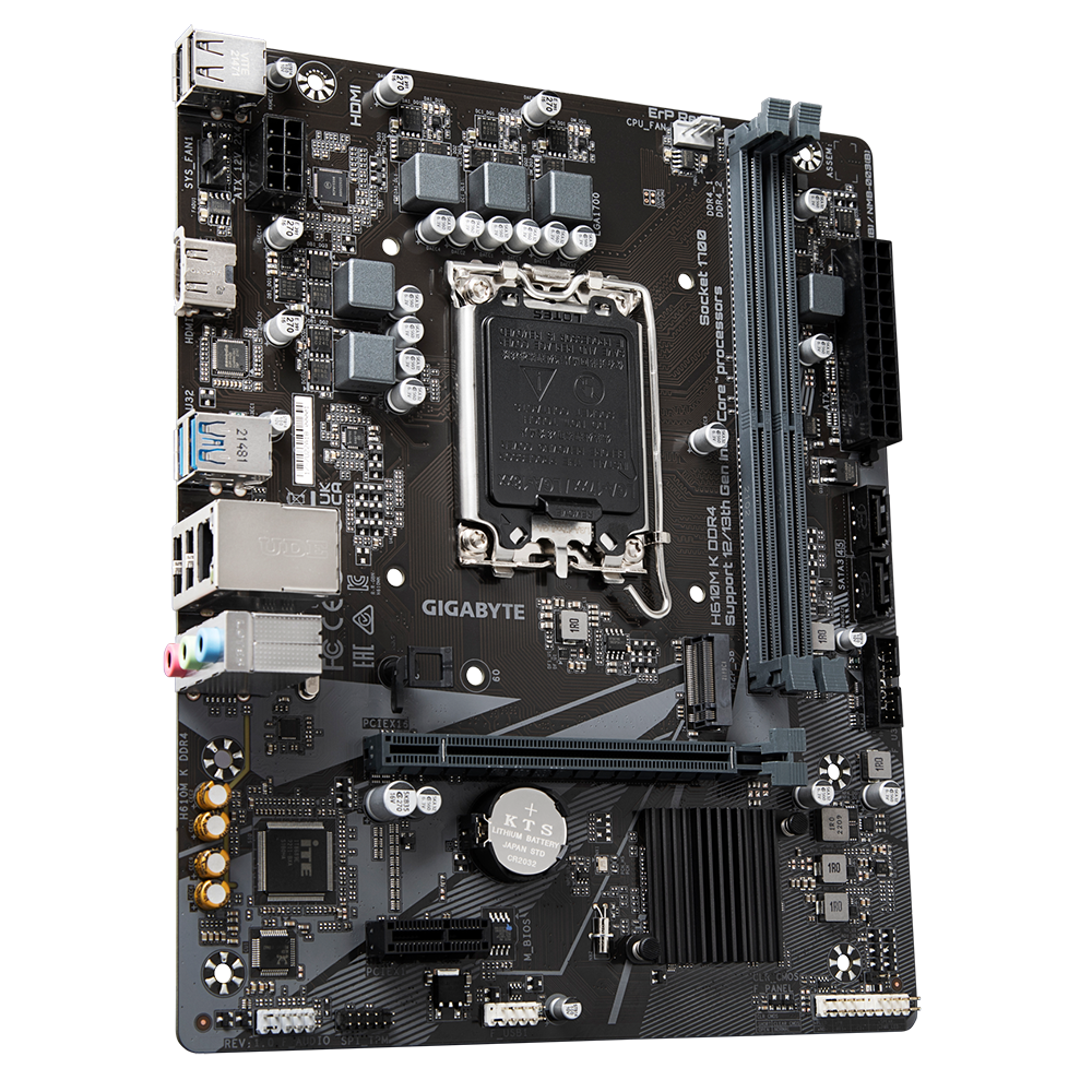 Gigabyte H610M K MicroATX DDR4 Intel Motherboard