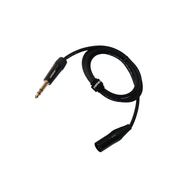HAWK PROAUDIO SXSG005 Gold Series 6.35mm TRS Male to XLR Male Balanced Interconnect With Cable Tie (Black) 5 feet - GOLCHHA COMPUTERS 