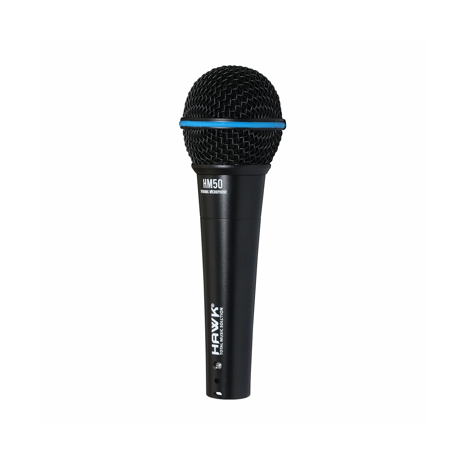 Hawk Proaudio HM 50 Handheld Dynamic Cardioid Wired Mic for Live, Recording, Speech, Karaoke with 6 Meter mic Cable, mic Holder and Pouch - Golchha Computers