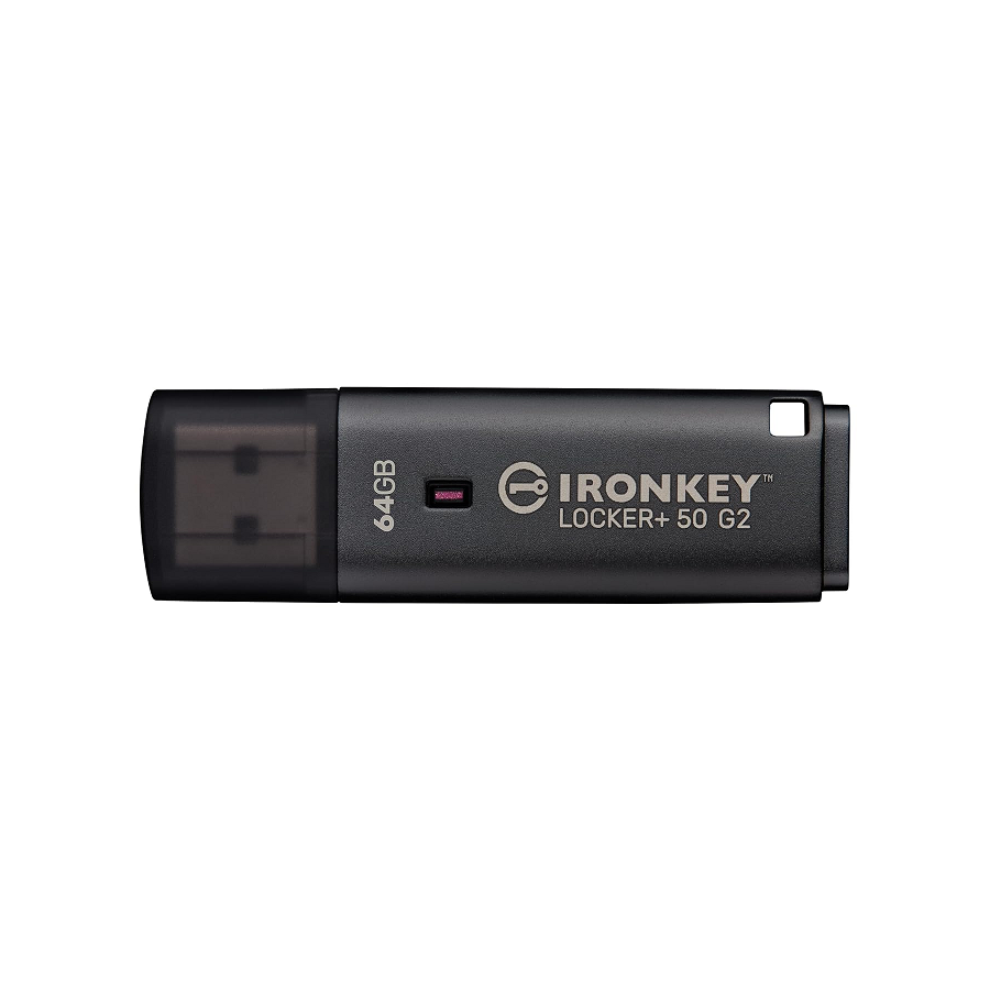 Kingston IronKey Locker+ 50 G2 USB Flash Drive FIPS 197 certified, AES 256-bit  Hardware encrypted- Dispatch in 3 Business Days