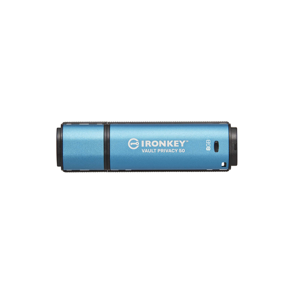 Kingston IronKey Vault Privacy 50 Encrypted USB | FIPS 197 | AES-256bit | BadUSB Attack Protection | Multi-Password Options | IKVP50/ USB Flash Drive - Golchha Computers