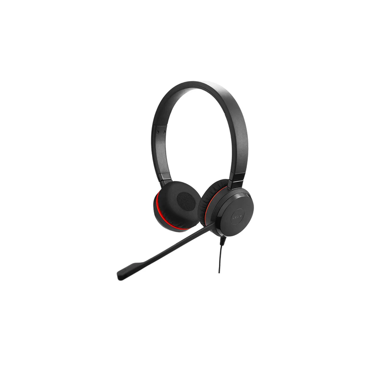 Jabra Evolve 30 II Stereo On Ear Wired Headphone with Mic (Black) - Golchha Computers