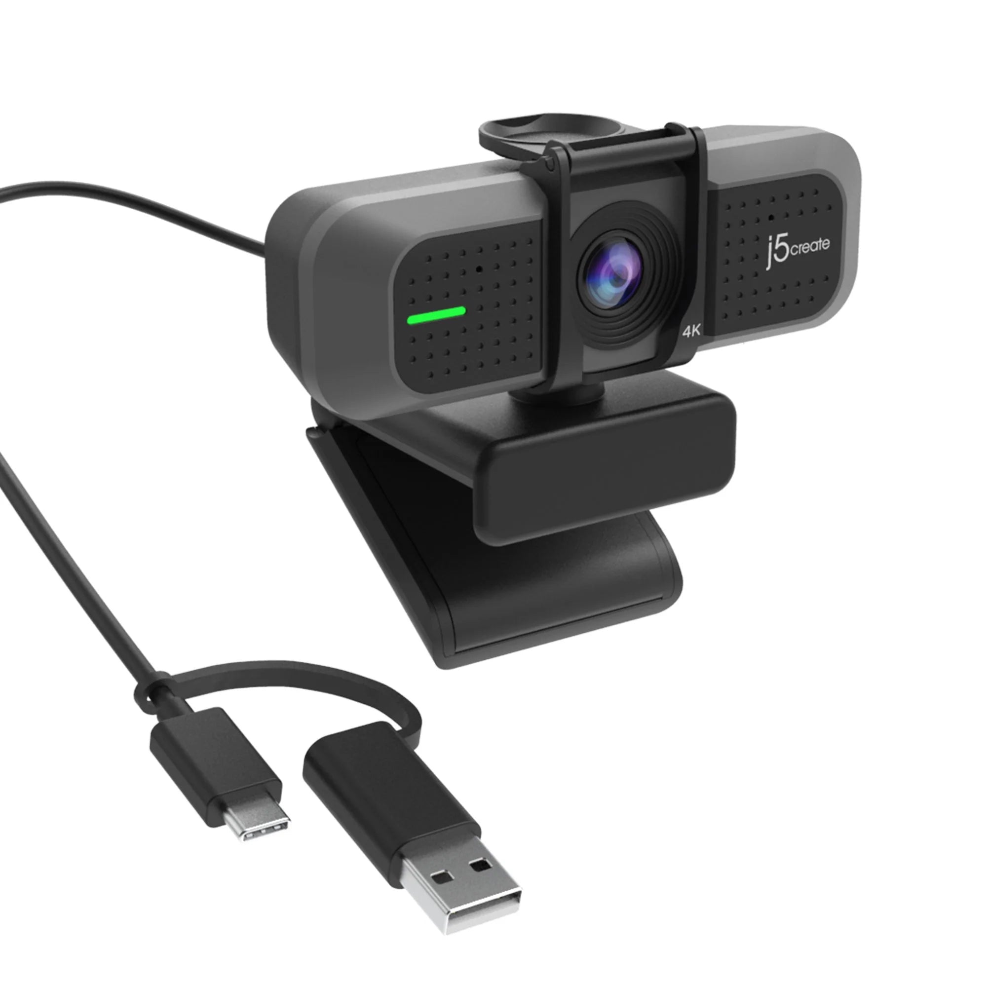 J5create USB 4K Ultra HD Webcam- Support 4K at 30FPS or 1080P at 60FPS - Ideal for Live streaming - GOLCHHA COMPUTERS 