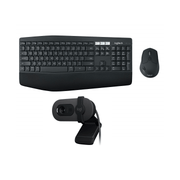 Logitech MK850 Performance Wireless Keyboard and Mouse Combo with BRIO 100 Full HD 1080p Webcam Combo - Golchha Computers
