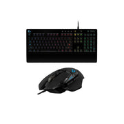 Logitech G213 Prodigy Gaming Keyboard, LIGHTSYNC RGB Backlit Keys & Logitech G502 Hero High Performance Wired Gaming Mouse - Combo - Golchha Computers