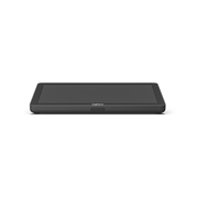 Logitech TAP Meeting room touch controller for video conferencing services, including Google Meet and Microsoft Teams Rooms on Windows.
