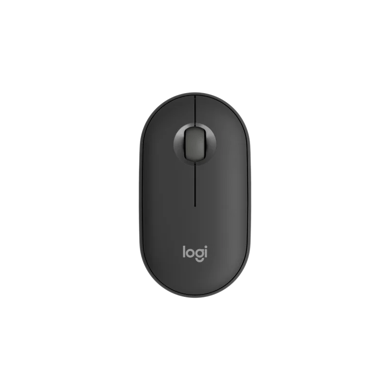 Logitech PEBBLE MOUSE 2 M350S Slim, compact Bluetooth® mouse with a customizable button. - Golchha Computers