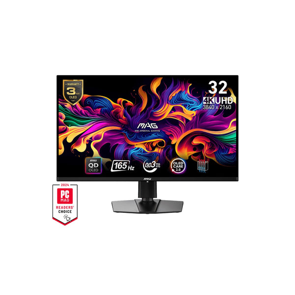 MSI MAG 321UP QD-OLED 31.5 Inch 4K UHD,165Hz Gaming Monitor