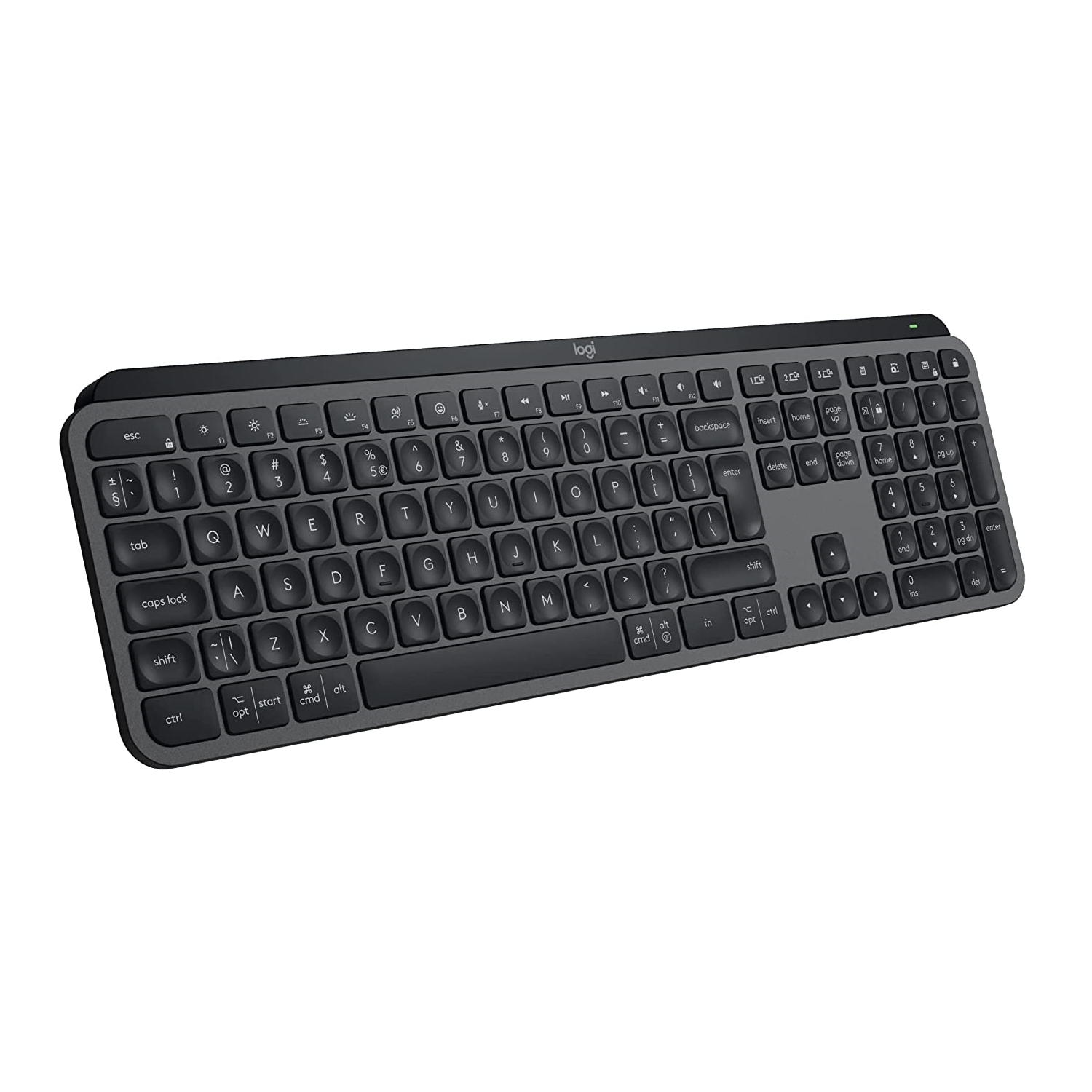 Logitech MX Keys S Wireless Keyboard, Low Profile, Fluid Precise Quiet Typing, Backlighting, Bluetooth, USB C Rechargeable, for PC, Linux ,Mac