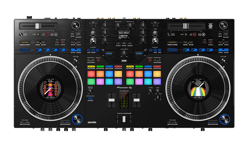 Pioneer DDJ-REV7 DJ Controller Scratch-style 2-channel professional DJ controller for Serato DJ Pro