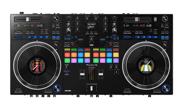 Pioneer DDJ-REV7 DJ Controller Scratch-style 2-channel professional DJ controller for Serato DJ Pro - Golchha Computers