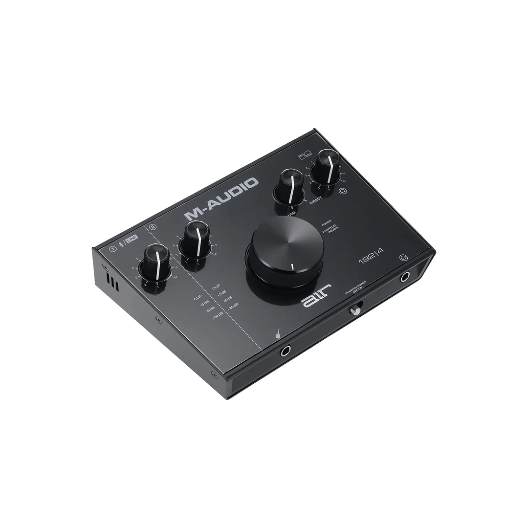 M-Audio AIR 192|4 | 2-In 2-Out USB Audio Interface with Recording Software from ProTools & Ableton Live, Plus Studio-Grade FX & Virtual Instruments - Golchha Computers