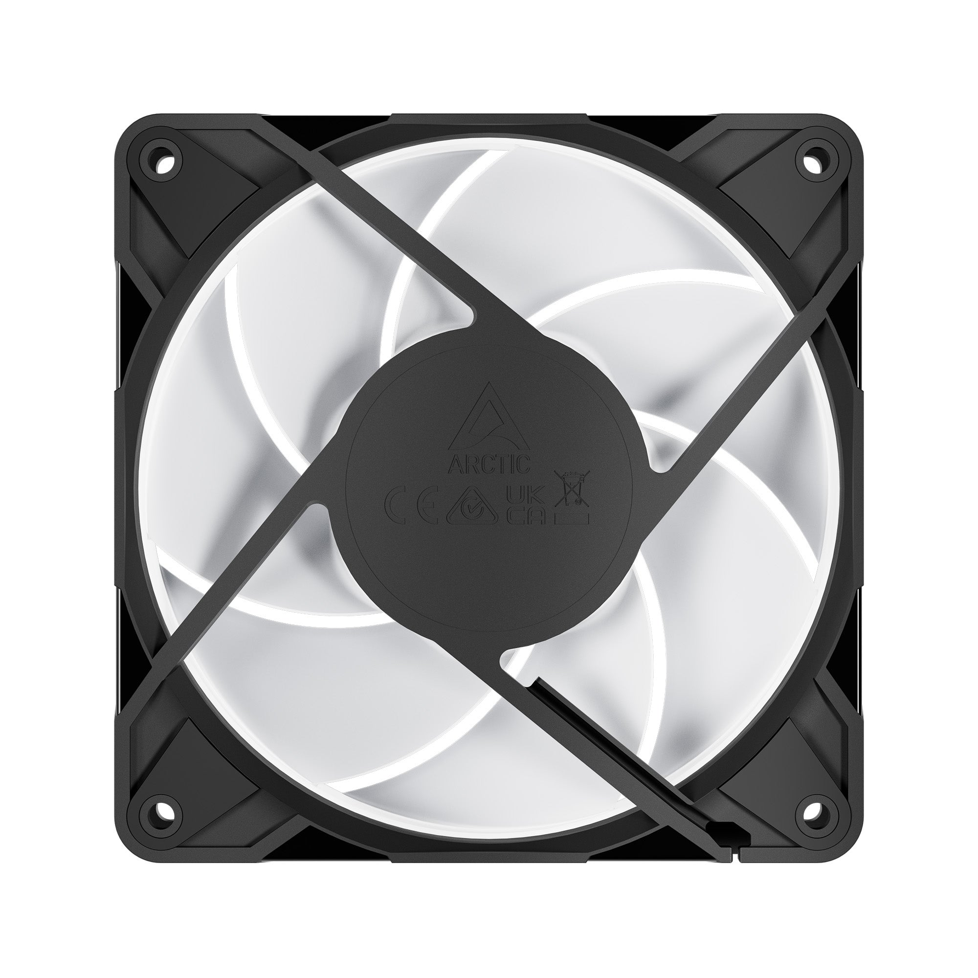Arctic P12 Pro ARGB 120 mm PWM PC Case Fan with Cable Splitter (Pack of 3)