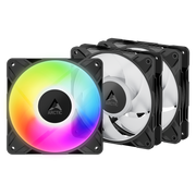 Arctic P12 Pro ARGB 120 mm PWM PC Case Fan with Cable Splitter (Pack of 3)