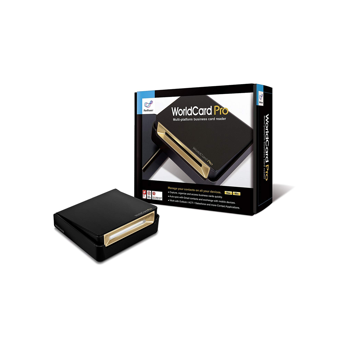 PenPower WorldCard Pro Business Card Scanner for Windows and Mac