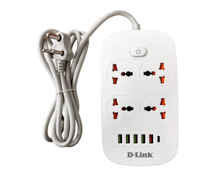 D-Link DPA-F451 Power Strip with 4AC, 5USB & 1C port - Golchha Computers