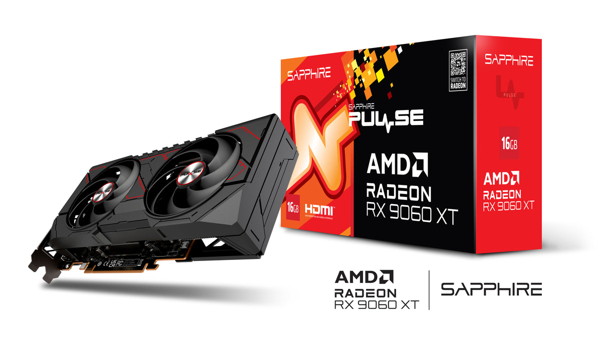 Sapphire PULSE AMD Radeon™ RX 9060 XT OC 16GB GPU