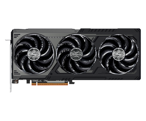 ASRock AMD Radeon RX 9070 XT Steel Legend Dark 16GB GDDR6 Graphics Card