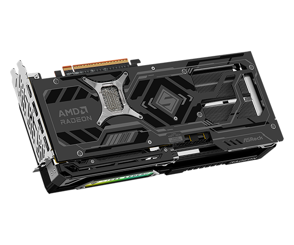 ASRock AMD Radeon RX 9070 XT Steel Legend Dark 16GB GDDR6 Graphics Card