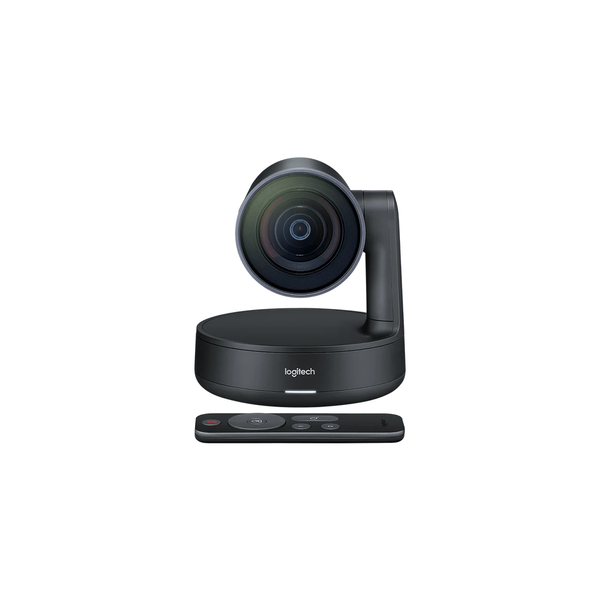 Logitech RALLY CAMERA Premium PTZ camera with Ultra-HD imaging system and automatic camera control