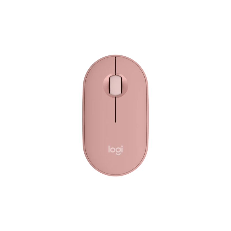 Logitech PEBBLE MOUSE 2 M350S Slim, compact Bluetooth® mouse with a customizable button. - Golchha Computers