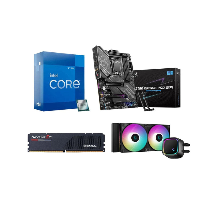 Intel 12th Gen Combo - Intel® Core™ i9-12900k Processor+MSI Z790 Gaming Pro WiFi Motherboard+Gskill 64 GB DDR5 5200MHz 32x2 Ram+Deepcool LE520 240MM Aio Liquid Cooler - Golchha Computers