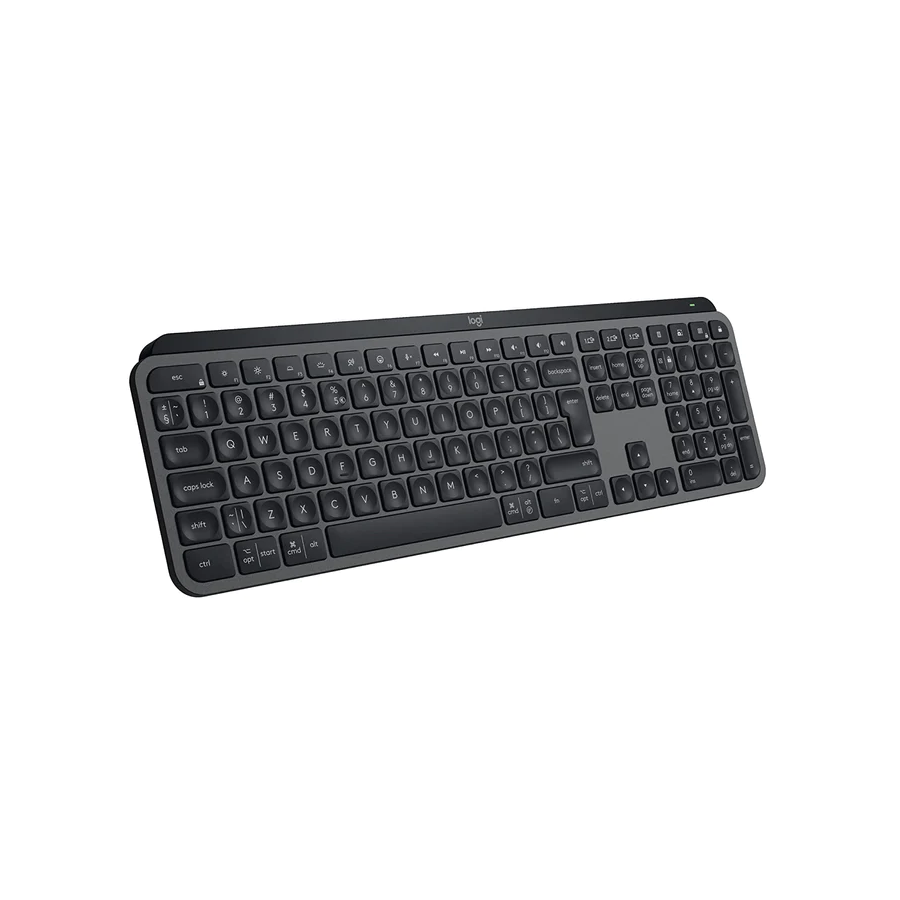 Logitech MX Keys S Wireless Keyboard, Low Profile, Fluid Precise Quiet Typing, Backlighting, Bluetooth, USB C Rechargeable, for PC, Linux ,Mac