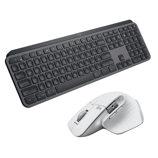 Logitech MX Keys S Wireless Keyboard & MX Master 3s for Mac Wireless Mouse Combo