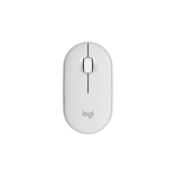 Logitech PEBBLE MOUSE 2 M350S Slim, compact Bluetooth® mouse with a customizable button. - Golchha Computers