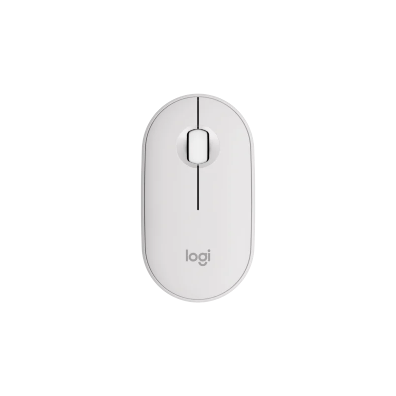 Logitech PEBBLE MOUSE 2 M350S Slim, compact Bluetooth® mouse with a customizable button. - Golchha Computers