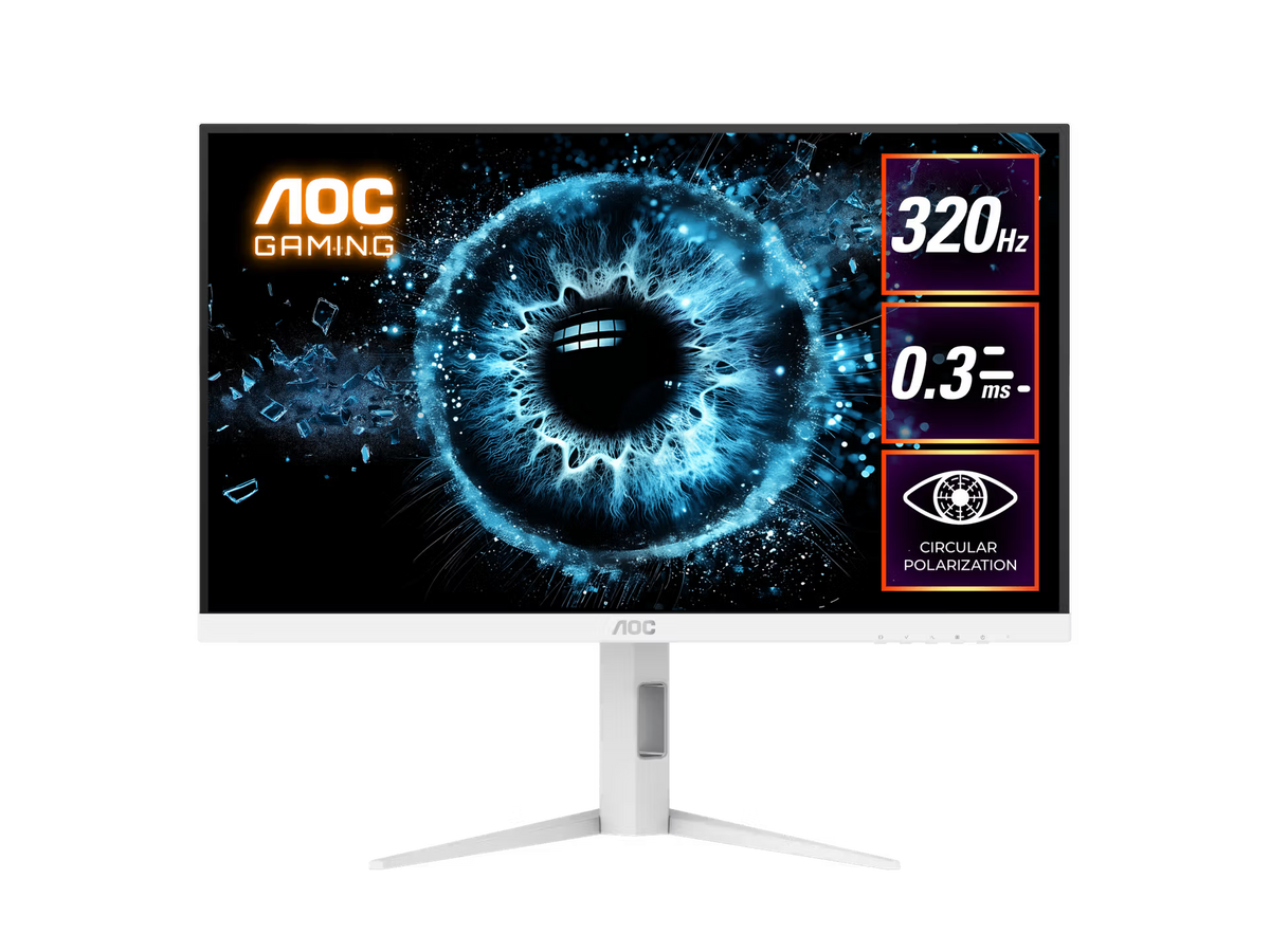 AOC Q27G4SL/WS 27-inch QHD IPS 320Hz 1ms Ergonomic Gaming Monitor
