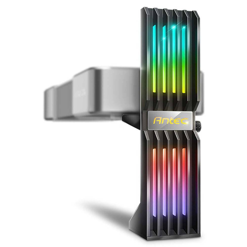 Antec GPU Holder ARGB Graphics Card Support Bracket (Black)