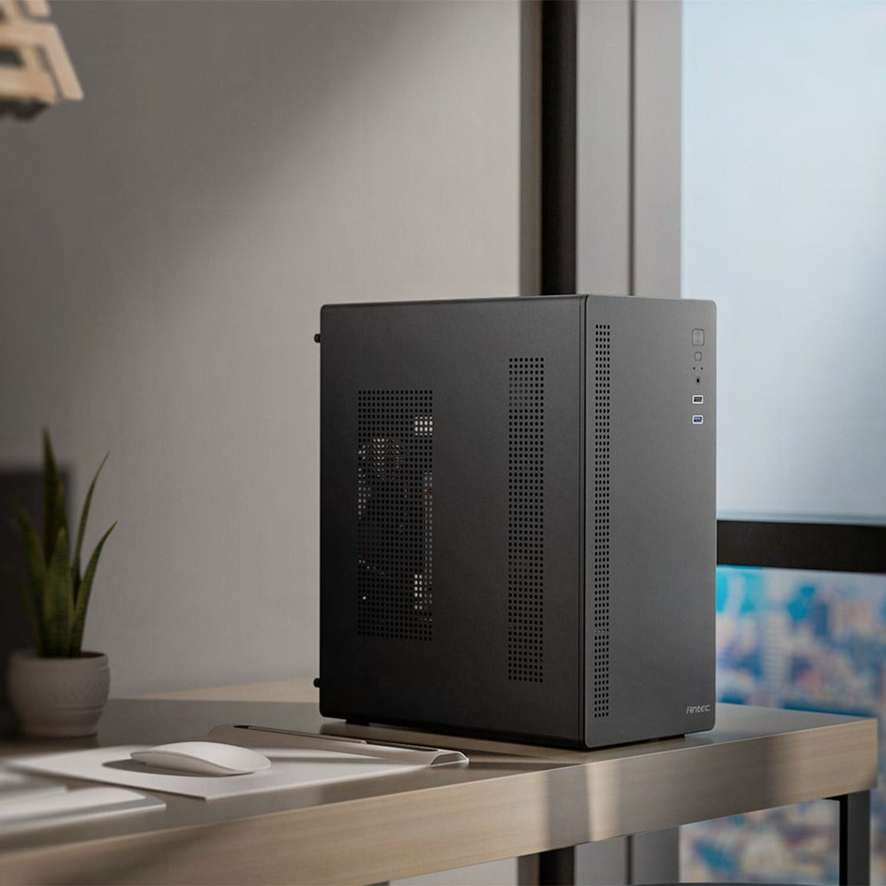 Antec ST20M Micro-ATX Mini Tower Cabinet (Black)