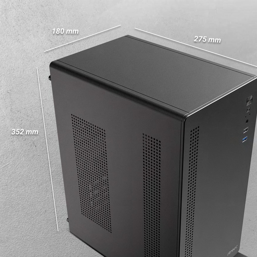 Antec ST20M Micro-ATX Mini Tower Cabinet (Black)